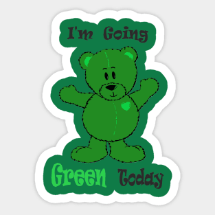 Goin'  Green Sticker